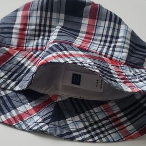JANIE AND JACK plaid bucket hat